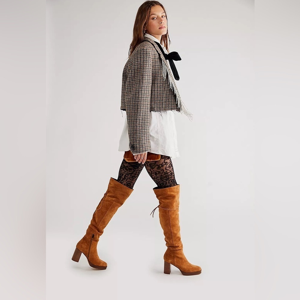 New Free People Echo Platform Over-The-Knee Boots size 8